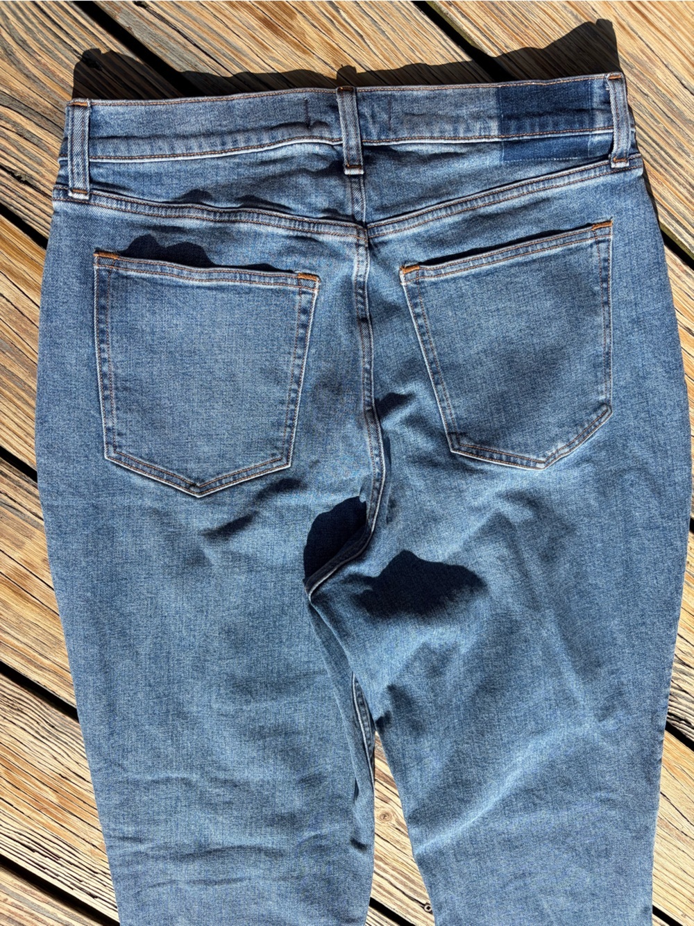 Abercrombie & Fitch the slim straight ultra high rise Jeans 31/12L curve love - Picture 10 of 16